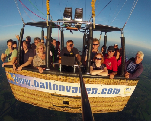 Ballonvaart vanuit Ommen met piloot Marcel Nijkamp